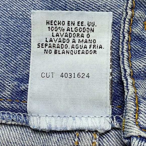 Eunina USA High Waisted Loose Jean Shorts 9 27 - Picture 8 of 8